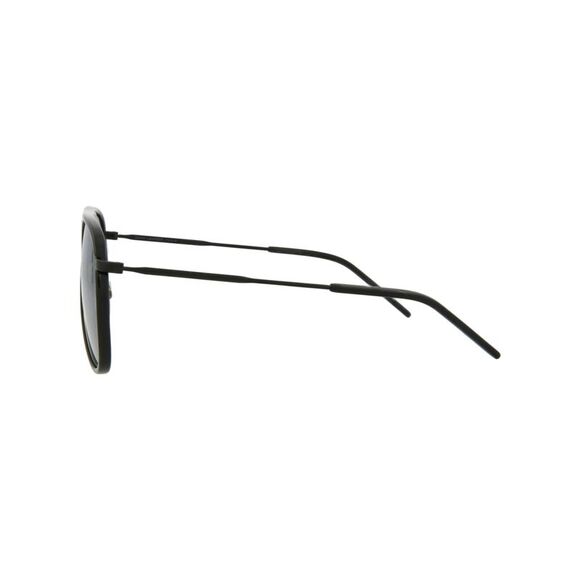 Saint Laurent Aviator-Style Injection Sunglasses Black Unisex-Adult - Picture 3 of 5